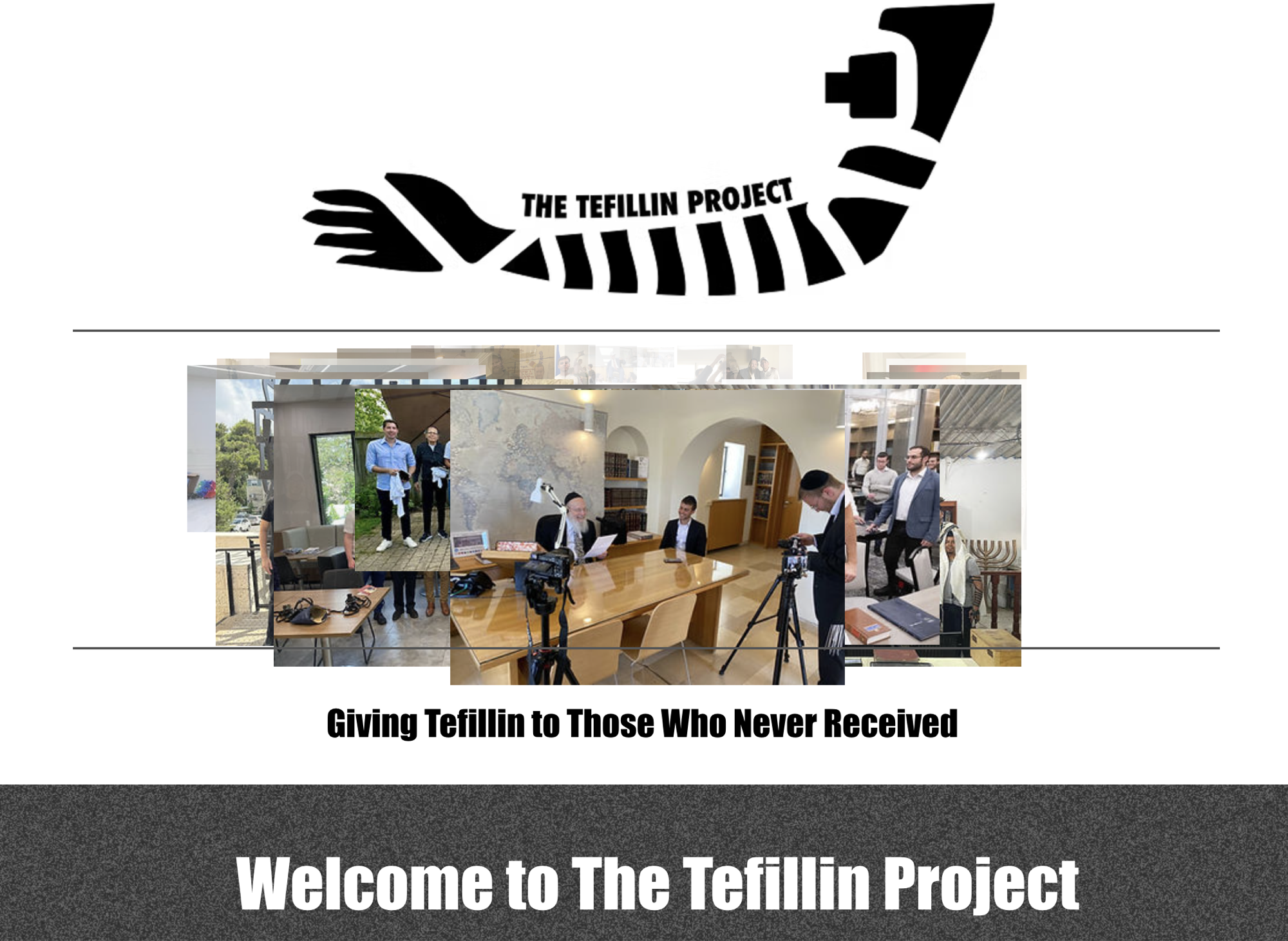 The public launch of The Tefillin Project, dedicated in memory of Yaakov's late mother, Shirley Bach, January 2023.